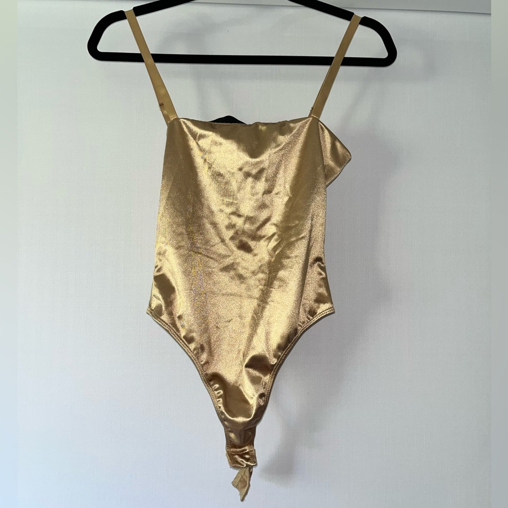 Gold bodysuit